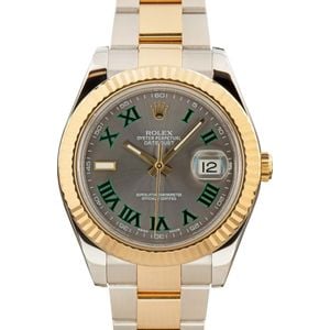 Rolex Datejust II Ref 116333 Wimbledon Dial