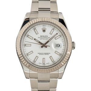 Rolex Datejust II Ref. 116334 White Dial