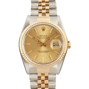 Pre-Owned Rolex Datejust 16233 Champagne Dial