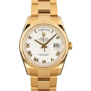 Pre-Owned Rolex Day-Date 118208 Oyster Bracelet