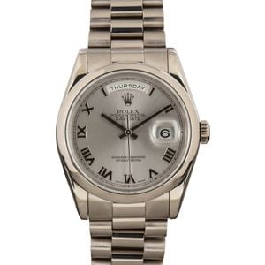 Rolex Day-Date 118209 White Gold