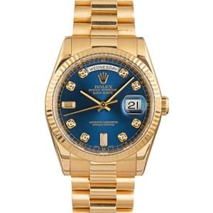 Rolex Day-Date 118238 Blue Diamond Dial