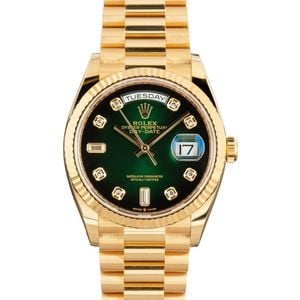 Rolex Day-Date 36 ref 128238 Yellow Gold