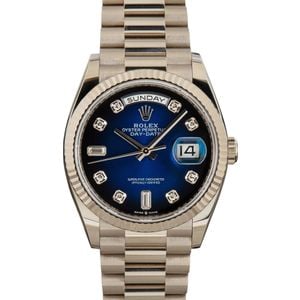 Rolex Day-Date President 128239 Blue Diamond Dial