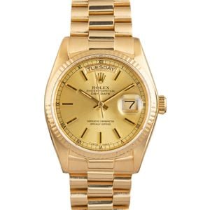 Rolex Day-Date Ref 18038 18k Yellow Gold