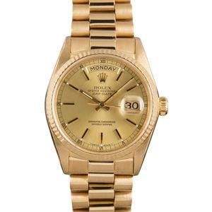 Used Rolex President 18038 Champagne Dial