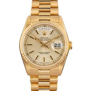 Rolex Day-Date ref 18238 Yellow Gold