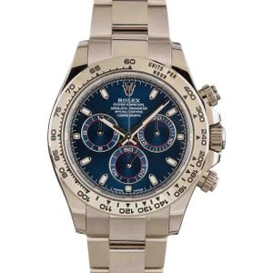 Pre-owned Rolex Daytona 116509 Blue Dial