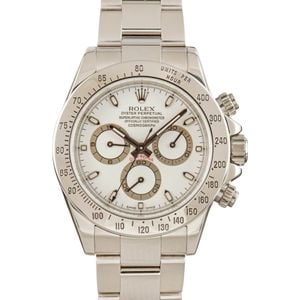 Pre-Owned Rolex Daytona 116520 White Dial