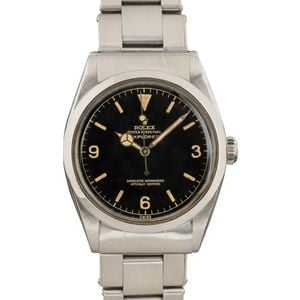 Vintage Rolex Explorer 1016 Black