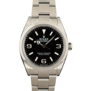 Rolex Explorer 124270 Black Arabic Dial