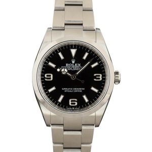 Pre-Owned Rolex Explorer 124270 Black