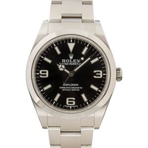 Rolex Explorer 214270 Stainless Steel Oyster Band