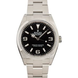 Rolex Explorer 124270 Black Arabic Dial