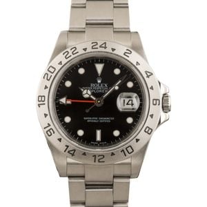 Rolex Explorer II Ref 16570 Black Dial