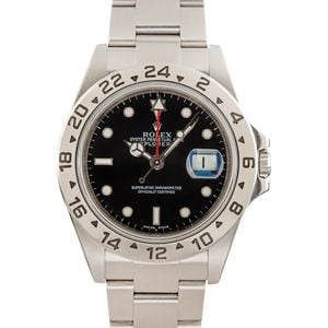 Rolex Explorer II Ref 16570 Black Dial