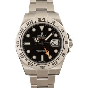 Rolex Explorer II 216570 Black 42MM