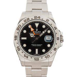 Rolex Explorer II Ref 216570 Black Dial