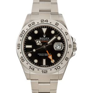 Rolex Explorer II Ref 216570 Black Dial