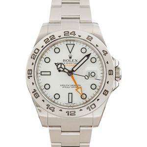 Rolex Explorer II 216570 White Polar Dial