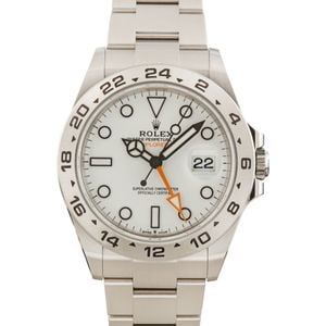 Mens Rolex Explorer II White 226570