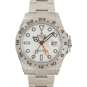 Rolex Explorer II Ref 226570 White Polar Dial