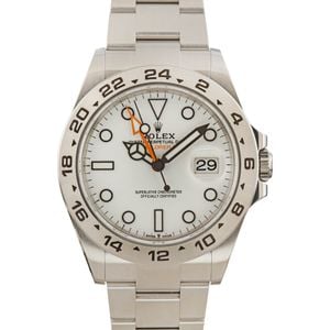 Mens Rolex Explorer II White 226570