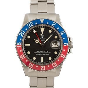 Vintage Rolex GMT Pepsi 1675