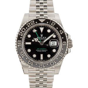 Pre-owned Rolex GMT-Master II ref 126710GRNR Jubilee