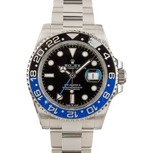 Rolex GMT-Master II Ref 126710 Batman Oyster