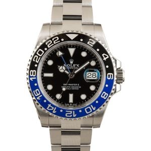 Rolex GMT-Master II Ref 126710 Batman Oyster