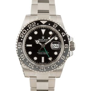 Rolex GMT-Master II ref 126710GRNR Stainless Steel Oyster