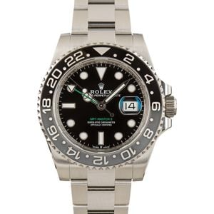 Rolex GMT-Master II ref 126710GRNR Stainless Steel Oyster