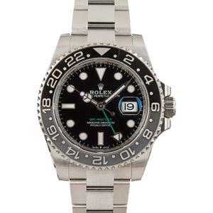 Rolex GMT-Master II ref 126710GRNR Stainless Steel Oyster