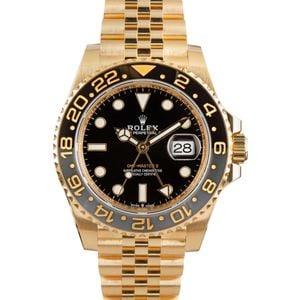 Rolex GMT-Master II Ref 126718 18k Yellow Gold Jubilee