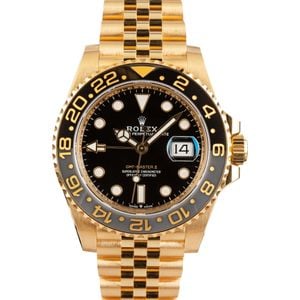 Rolex GMT-Master II Ref 126718 18k Yellow Gold Jubilee