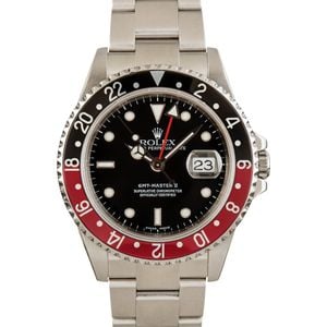 Men's Rolex GMT-Master II Ref 16710 Coke Bezel Insert