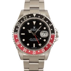 Used Rolex GMT-Master II Ref 16710 Red & Black Coke