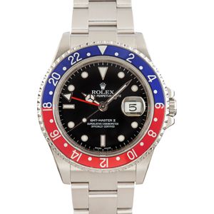 Pre-Owned Rolex GMT-Master II Ref 16710 Pepsi