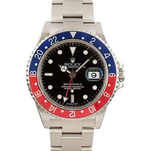 Pre-Owned Rolex GMT-Master II Ref 16710 Pepsi