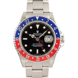 171447 Rolex GMT Master II Ref 16710 Pepsi Bezel