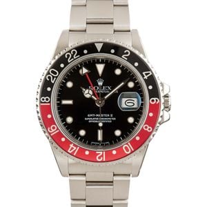 Rolex GMT-Master II Ref 16760 Stainless Steel Coke