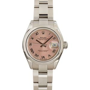 Rolex Datejust 279160 Pink Roman Dial