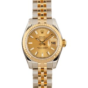 Rolex Datejust 179173 Champagne Dial