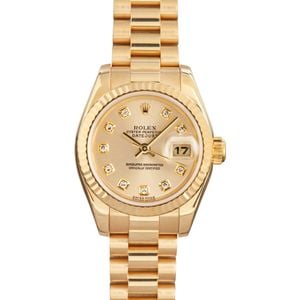 Ladies Rolex Datejust 179178 Diamond Dial