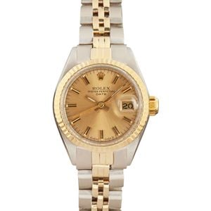 Ladies Rolex Date 6917 Two Tone