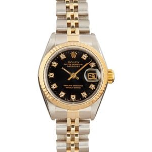 Lady Rolex Datejust 69173 Diamond Dial