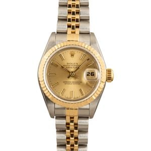 Ladies 26MM Rolex Datejust 69173 Champagne