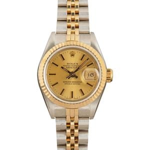 Pre-Owned Rolex Datejust 69173 Champagne