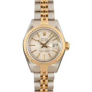 Pre-Owned Ladies Rolex Datejust 69173 Tapestry Dial